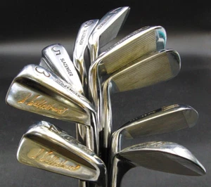Set of 9 x Slazenger Seve Ballesteros Irons 3-SW Regular Steel Shafts Avon Grips - Picture 1 of 7
