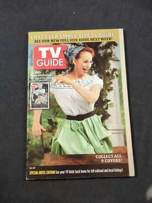 TV Guide Magazine Reba McEntire October 9-16, 2005  Last Small Guide Printed - Image 1 of 4