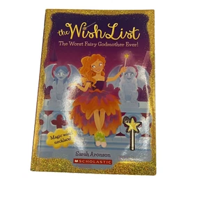 The Wish List The Worst Fairy Godmother Ever Sarah Aronson 2017 With Necklace - Picture 1 of 5