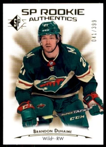 2021-22 SP Rookie Authentics Gold Brandon Duhaime 041/399 #102 - Bild 1 von 2