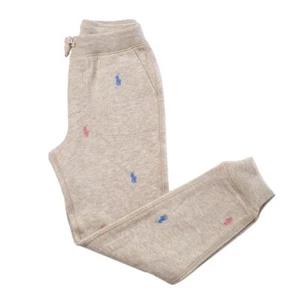 NWT Polo Ralph Lauren All Over Pony Fleece Jogger Pant Boys Girls $65 - Size 4T - Picture 1 of 6