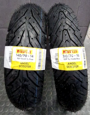 Coppia Pneumatici Scooter PIRELLI 110/70/16 52P + 140/70/14 68P BEVERLY DOT2024 - Immagine 1 di 2
