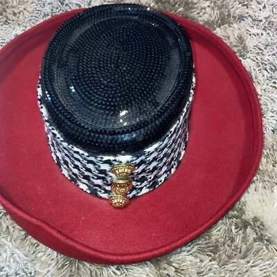 Sombrero Whittall & Shon 100 % Lana Botones Marinero Hecho en EE. UU. En Excelente Estado Foto 1 de 4