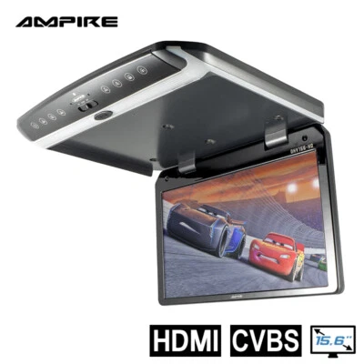 AMPIRE Full HD Deckenmonitor 39.6cm 15.6'' HDMI AV Eingang Ausgang USB klappbar - Bild 1 von 4