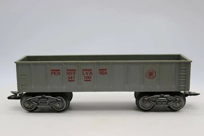 Marx Post War Pennsylvania 347100 PRR Gray Gondola Red Lettering Unique - Image 1 of 4