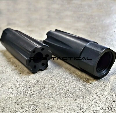 CX3TACTICAL 7.62x39 Smooth Linear Muzzle Brake Compensator 5/8-24 RH TPI Sound Forwarder