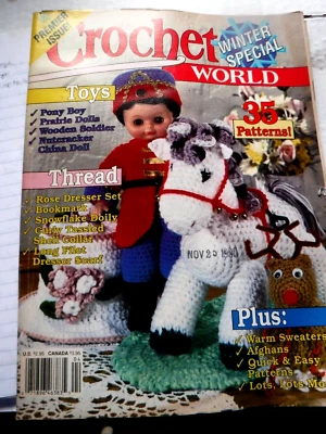 CROCHET WORLD MAGAZINE WINTER SPECIAL 35 PATTERNS - Image 1 of 2