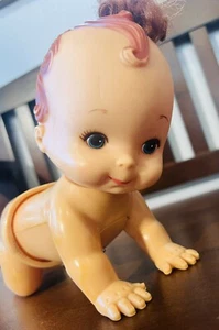 1975 Playmates - Baby Crawl Away - Doll - Battery Operated, Works!! **RARE** - Picture 1 of 9
