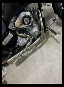 2-1 Auspuffrohre Schalldämpfer Harley-Davidson Dyna Super Glide Street Bob Lo... - Bild 1 von 10