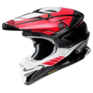 Casco de emisión Shoei VFX-EVO MX TC-1 rojo/negro todas las tallas NUEVO - Imagen 1 de 2