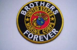  Aus den USA     UNITED STATES MARINE CORPS  Brothers Forever ca 7,5  cm - Picture 1 of 1