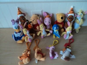 Winnie Puuh McDonalds Spielzeug 15 Rucksack Clips Disney Plüsch Happy Meal - Bild 1 von 6