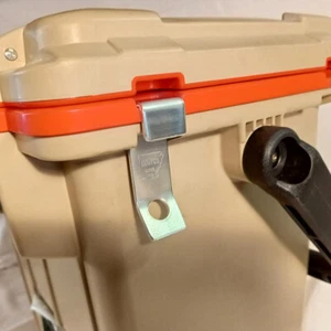 Cooler Lock Fits Pelican Elite Bracket Aluminum Heavy Duty Security Tie Down USA - Picture 1 of 12
