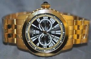 Invicta Men's Specialty Black Dial Gold Stainless Steel Watch 14589 - Picture 1 of 5
