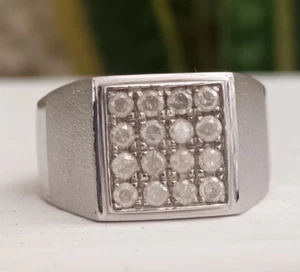 0.32ct Natural European Diamonds 16pieces 1.7mm With silver ring Setting - Picture 1 of 15
