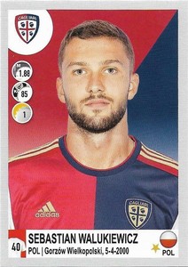 #119 Sebastian Walukiewicz Cagliari - 2020 Panini 21 Footballers