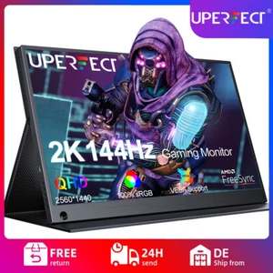 18.0" 144Hz 2K QHD Ultra Slim HDR Portable Monitor IPS 2560 x 1600 HDMI 2*Type-C - Picture 1 of 23