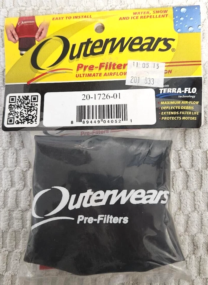 Prefiltro Outerwears 20-1726-01; Base 4", Top 3", Altura 5" Foto 1 de 1