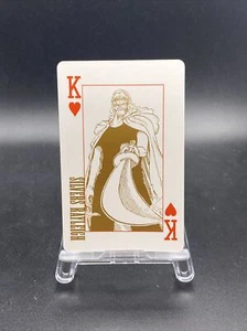 Silvers Rayleigh Heart King One Piece Japan Limited Film Gold Playing Cards - Picture 1 of 7
