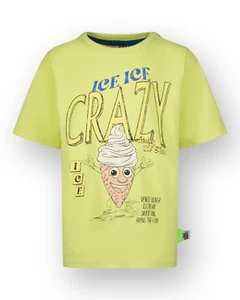 T-shirt ragazzo Vingino Heftoon lime vestibilità rilassata nuova F/S 2025 taglia 140/10 anni - Foto 1 di 3