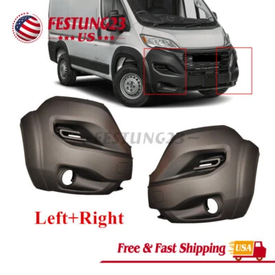 New Fits 2023-2024 Ram Promaster 1500-3500 Left Right Front Bumper Side Cover - Imagem 1 de 4