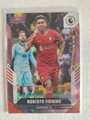 Roberto Firmino 2021/22 Score Premier League Pink Lava Parallel #/25!! - Image 1 of 2