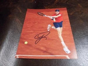JANNIK SINNER AUTOGRAPHED TENNIS 8X10 PHOTO W/COA - Picture 1 of 1