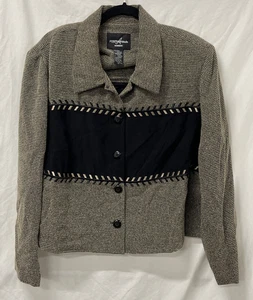 Positive Attitude Damen Polyester Blazer Jacke mit Knopfleiste Größe 20 Schulterpolster - Bild 1 von 18