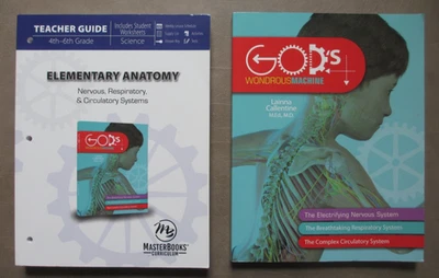God's Wondrous Machine Set (Student Edition & Teacher Guide) MasterBooks Anatomy - Image 1 of 3