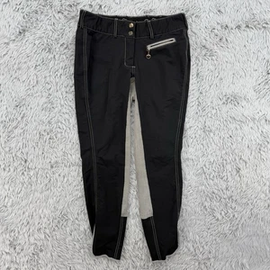 Goode Rider Breeches Women’s Actual Size-28 (READ) Black Full Seat Equestrian - Picture 1 of 14