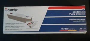 Asurity QUIETMINI-M Undermount, Ductless Condensate Pump 26' Lift - Picture 1 of 2