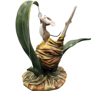 WDCC Bambi "Little April Shower" Field Mouse 50° Anniversario Raindrop Box COA - Foto 1 di 22