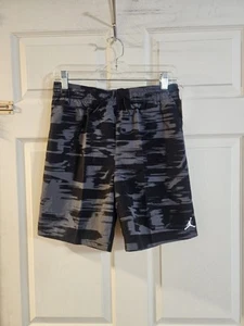 Jordan Boys’ Flight MVP Printed Woven Shorts: BLACK/GRAY: NEW WITH TAGS: SIZE L - Picture 1 of 5