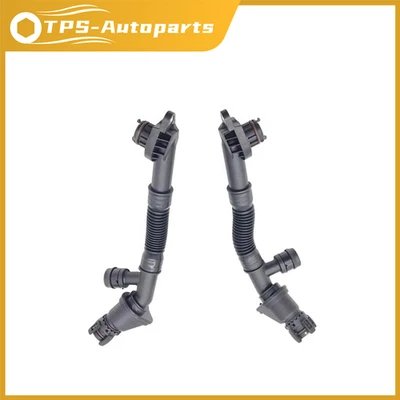 Par de mangueras de ventilación del cárter diestro+derecho para BMW 550i 650i 750i 750Li B7 X5 X6 N63  Foto 1 de 4