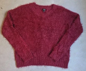 Apt 9 Burgunderroter Damenpullover, Größe L. - Bild 1 von 5