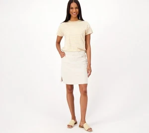 JAG jeans On the Go Skort Stone 0 New - Picture 1 of 1