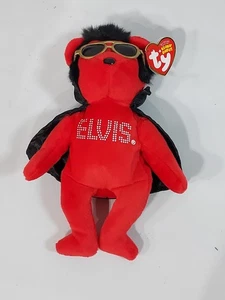 Original Ty Beanie Babies  Elvis Shake Rattle and Beanie 2009 Vintage Retired - Picture 1 of 8