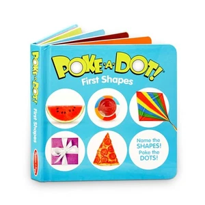 Melissa & Doug Children’s Book – Poke-a-Dot: First Shapes (Board Book with... - Picture 1 of 7