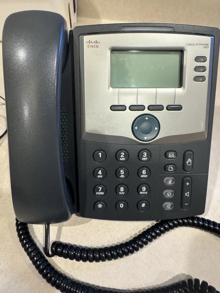 Cisco SPA303-G1 3 Line IP Phone with Display - Black - Image 1 of 1