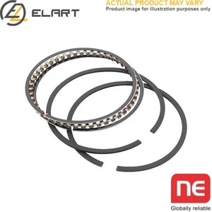 4x PISTON RING KIT 120036000100 FOR LANDINI VISIONTECHNOFARMPOWERMONDIAL 4cyl - Picture 1 of 5