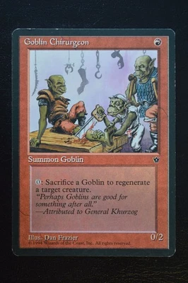 Magic The Gathering MTG GOBLIN CHIRURGEON (FRAZIER) Fallen Empires LP Played - Image 1 of 2
