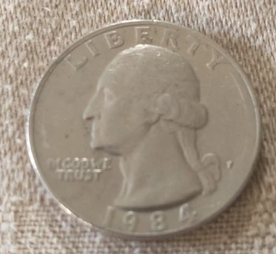 1983 quarter Double Punched P error - Image 1 of 4