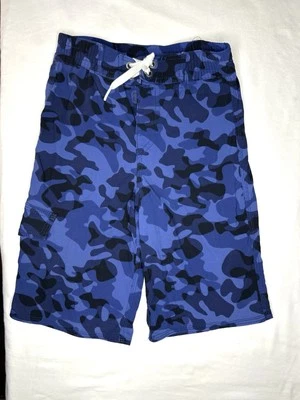 Bañador Hanna Anderson Niños Estampado Camuflaje Talla 8/130 cm Azul Pantalones Cortos Sin Forro Foto 1 de 4