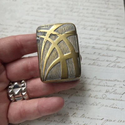 Pyrogène Ancien 1900 Art Nouveau Jugendstil Secession Allumettes Vesta - Photo 1/4