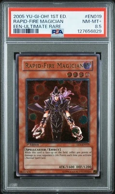 2005 Yu-Gi-Oh! Rapid-Fire Magician Elemental Energy 1st Edition UTR PSA 8.5 - Image 1 of 2