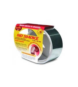 NASTRO ADESIVO BEST FIRE "NO SMOKE" IN ALLUMINIO, 40 MM X 4 MT - Foto 1 di 1