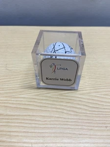 Karrie Webb signed handsigniert Golfball LPGA Tour handsigniert mit Display Box - Bild 1 von 4