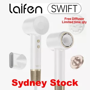 Laifen Swift LF03 Premium Hair Dryer - White Gold with Nozzle & Holder &Diffuser - Picture 1 of 10