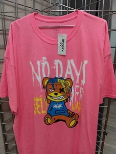 3forty Inc No Days Off Self Made Bear Graphic Tee Size 3xl New 150 - Picture 1 of 4