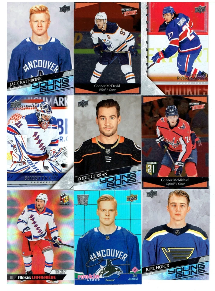 Single Card - 2020-21 UD Extended Series Hockey- Young Guns/Inserts/Parallels - Image 1 of 1